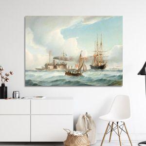 Canvas print Crossing course, Altamouras I.