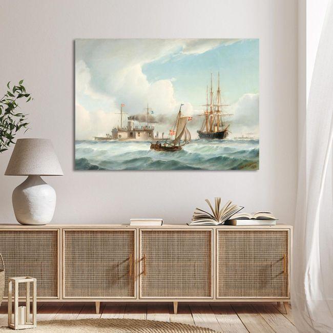 Canvas print Crossing course, Altamouras I.