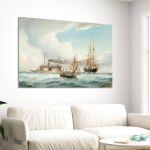 Canvas print Crossing course, Altamouras I.