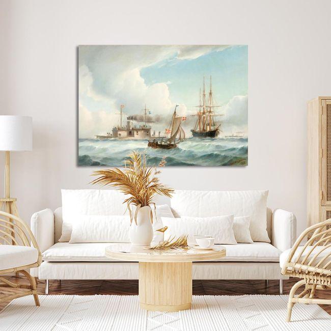 Canvas print Crossing course, Altamouras I.