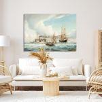 Canvas print Crossing course, Altamouras I.