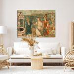 Canvas print Odysseus and Iphigenia, Theophilus