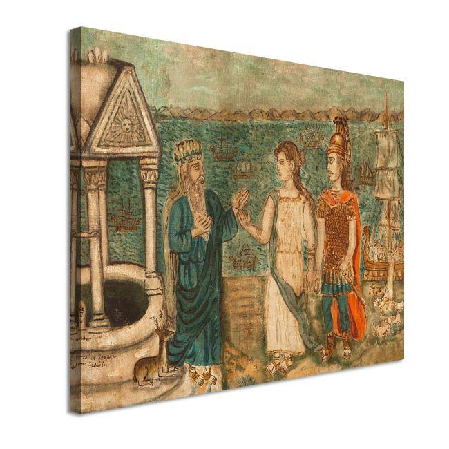 Canvas print Odysseus and Iphigenia, Theophilus