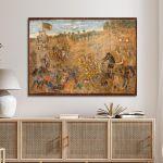 Canvas print Alexander in battle, Theophilos