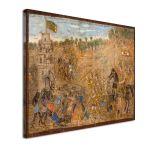 Canvas print Alexander in battle, Theophilos