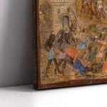 Canvas print Alexander in battle, Theophilos