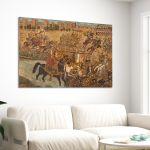 Canvas print Alexander and Mithridates, Theophilus