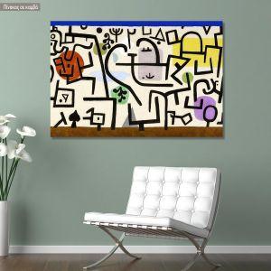 Πίνακας ζωγραφικήςRich harbour (detail), Klee P.