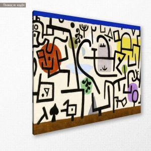 Canvas print Rich harbour (detail) Klee P Framed canvas View 1 2