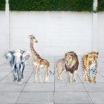 Wooden figures Jungle animals