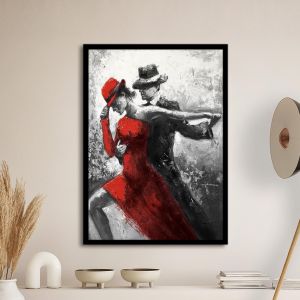  Dance and Love αφίσα κάδρο  Αφίσα πόστερ με μαύρη κορνίζα