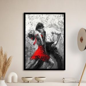  Dance and Love I αφίσα κάδρο  Αφίσα πόστερ με μαύρη κορνίζα