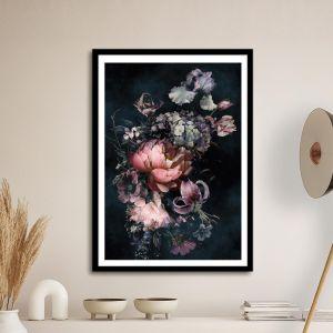 Flowers III αφίσα κάδρο  Αφίσα πόστερ με μαύρη κορνίζα