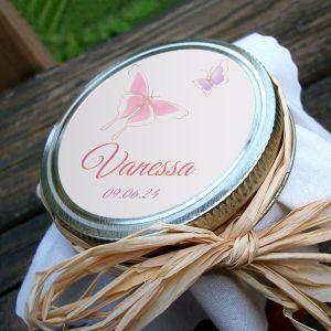 Sticker labelButterflies hand drawn 2