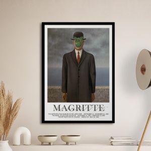 Αφίσα Έκθεσης MoMA 1992 Magritte R αφίσα κάδρο  Αφίσα πόστερ με μαύρη κορνίζα