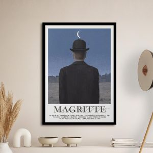 Αφίσα Έκθεσης MoMA 1992 I Magritte R αφίσα κάδρο  Αφίσα πόστερ με μαύρη κορνίζα