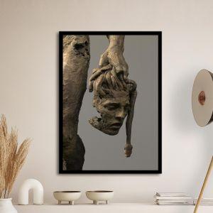  Medusa's head αφίσα κάδρο  Αφίσα πόστερ με μαύρη κορνίζα