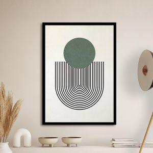 Balance in green IV, poster