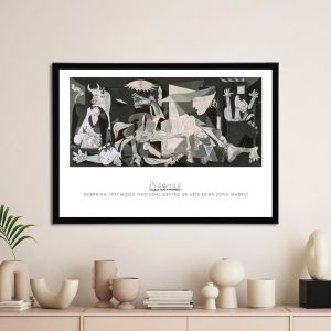 MNCARS Guernica αφίσα κάδρο  Αφίσα πόστερ με μαύρη κορνίζα