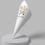 Χωνάκια ζαχαρωτών Ζωάκια σε τζιπάκι