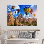 Canvas print, Balloons over Cappadocia