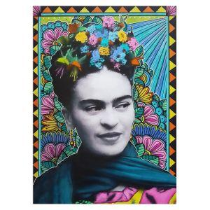 Frida smile αφίσα κάδρο  Αφίσα πόστερ με μαύρη κορνίζα 2