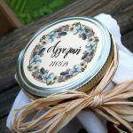 Sticker labelFlowers in motion