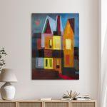 Canvas print Homage to Paul Klee