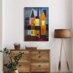 Canvas print Homage to Paul Klee