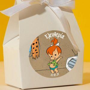 Sticker label,Cave girl 2