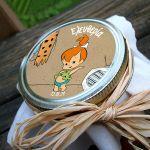 Sticker label,Cave girl