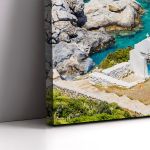 Πίνακας σε καμβά Αγία Άννα Αμοργός Καμβάς τελαρωμένος Όψη 5