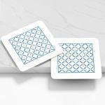 Wooden printed coaster personalized