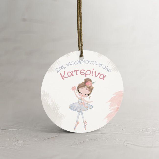 Labels thank you, Ballerina princess