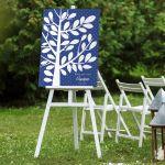 Canvas print baptism, white tree 2