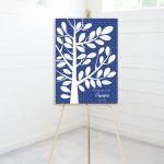 Canvas print baptism, white tree 2