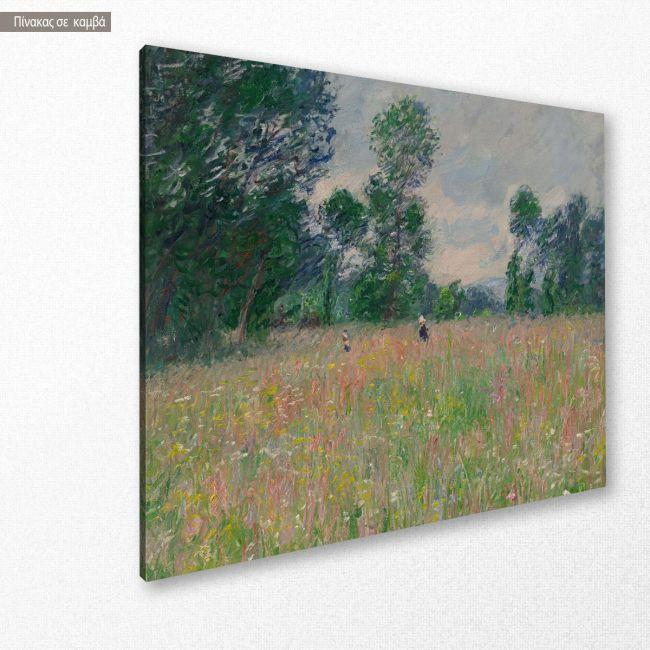 Canvas print The flowered meadow, Monet C.