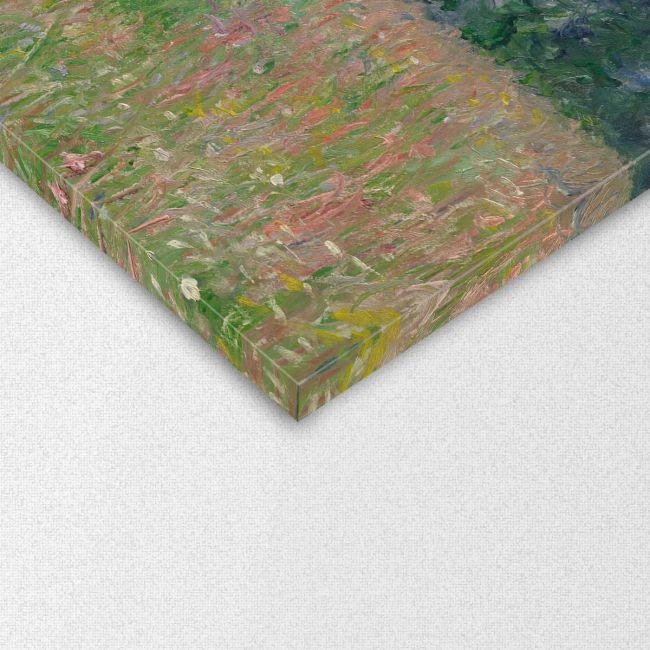 Πίνακας ζωγραφικής The flowered meadow, Monet C.