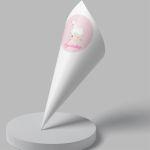 Paper candy cones Swan princess
