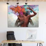 Canvas print Splash embrace