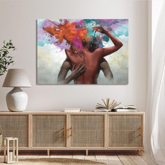Canvas print Splash embrace