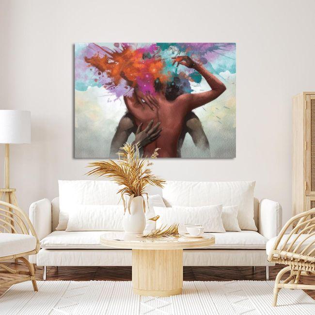 Canvas print Splash embrace