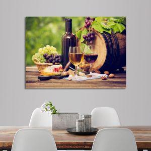 Canvas printWine glasses