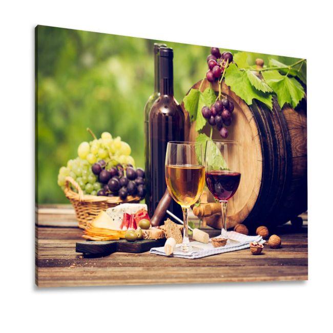 Canvas printWine glasses