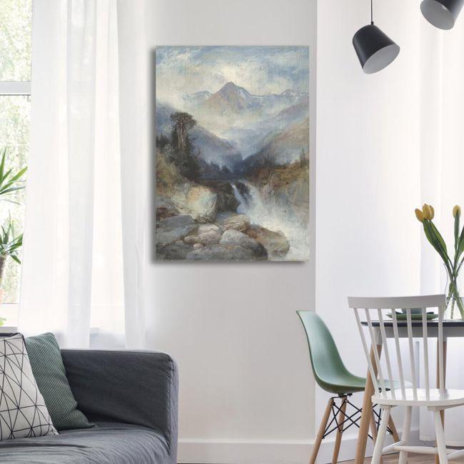 Canvas print Mountain scenery, Moran T