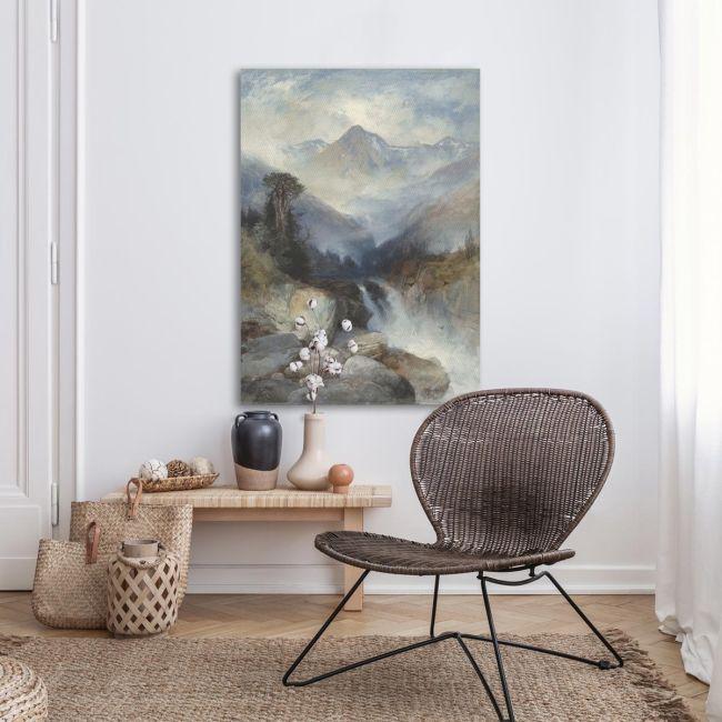 Canvas print Mountain scenery, Moran T