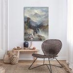 Canvas print Mountain scenery, Moran T