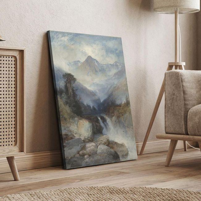 Canvas print Mountain scenery, Moran T