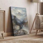 Canvas print Mountain scenery, Moran T