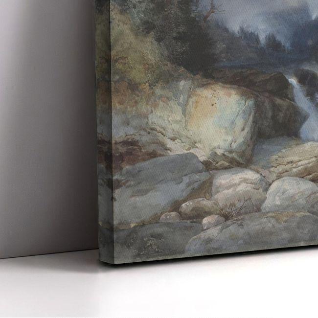 Canvas print Mountain scenery, Moran T